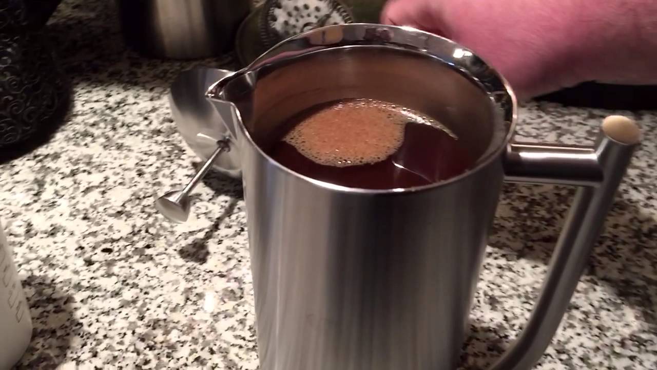 Frieling Insulated Aluminum 32oz French Press 0144 Design Flaw YouTube