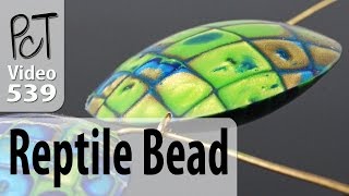Celebrity Reptile Pattern Hollow Lentil Bead Polymer Tutorial (Intro Vol-074) Wealth