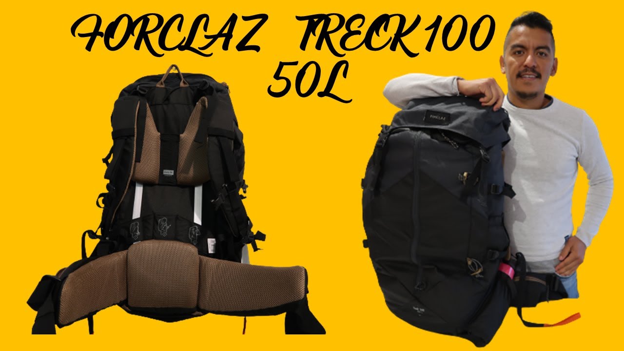 Mochila de montaña y trekking 50L Forclaz Travel 100