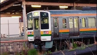 愛知環状鉄道に211系！豊田おいでん祭り臨時列車K18編成（南乾地踏切）