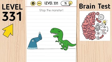 Brain Test Level 331 Stop The Monster!