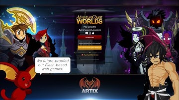AQWorlds HOW TO PLAY ON MOBILE PHONE?! #aqw 💯% 🥰