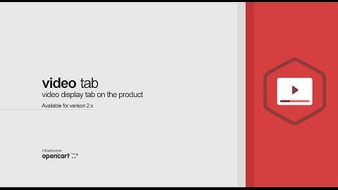 Videos Tab - OpenCart Extension (Promotion)