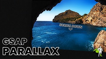 Parallax scrolling effect website using gsap scrolltrigger | gsap parallax effect
