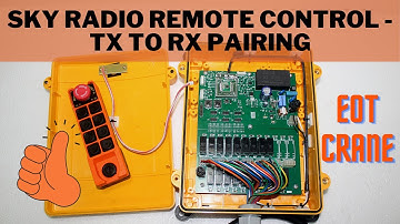 Sky Radio Remote Control Transmitter to Receiver Pairing | Speedocontrols Sky RRC TX to RX
