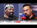 Derek Chisora & Joseph Parker come face-to-face before Saturday's heavyweight clash