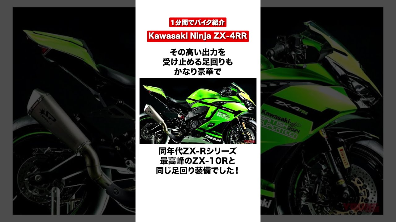 りん！ Ninja ZX-14R ABS］2015年モデルが初期型ニンジャを彷彿とさせる