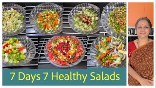 7 Days 7 Salads l Weight Loss Recipes I Diet Salads I Diabetic DietI Summer Special I screenshot 5