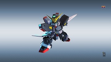 SD Gundam G Generation Cross Rays - Shadow Gundam All Attacks