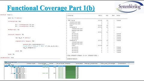 Auto/implicit bins w.r.p.t System Verilog functional coverage "FC VIDEO #02"