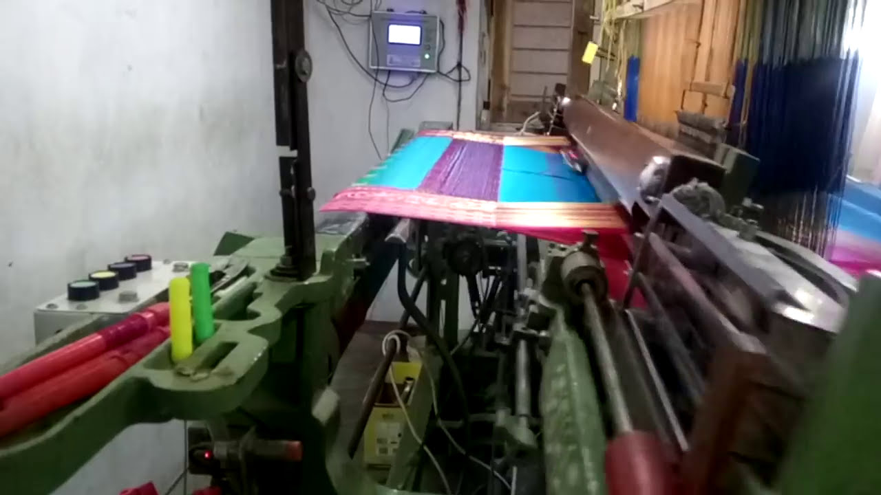 Power loom,sridharan loom,udaya ravi jacquard YouTube