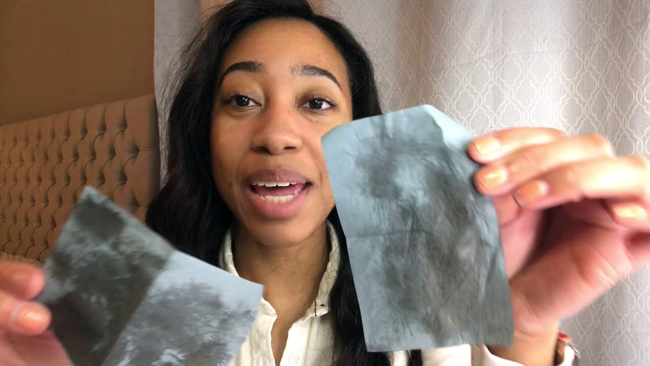 Bamboo Charcoal Blotting Paper Review | Super Oily Face 🤢