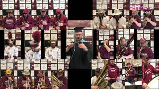 Band teacher plays &quot;Pomp and Circumstance&quot; on 22 instruments for seniors
