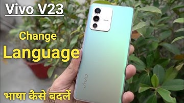 How to change Language in Vivo V23, Vivo v23 language setting, Vivo V23 Change Language