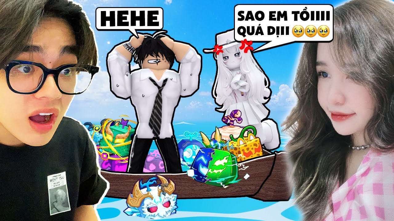tdtc bet nhà cái DR4GONS Thuê Phải CHỊ GÁI Hay Dỗi Trên PlayerDuo Chơi Blox Fruits | Roblox