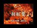 雨宮天「初紅葉」カラオケ風ビデオ