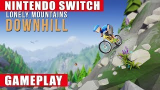 Lonely Mountains: Downhill Nintendo Switch Gameplay