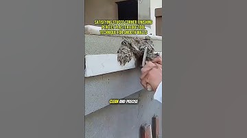 Satisfying Stucco Corner Finishing | Perfect Plaster Edge Tool Technique for Smooth Walls