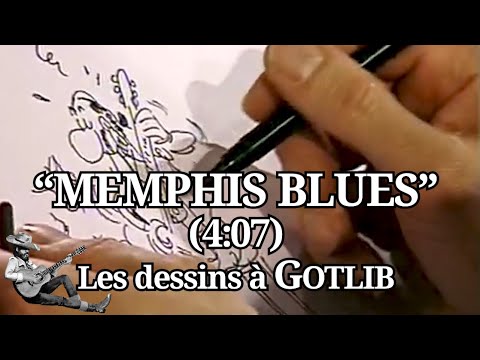 DE LA GUITARE A LA BD - Marcel Gotlib - Dadi interprète MEMPHIS BLUES et évoque BB KING (W.C. Handy)