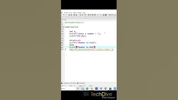Avoid this mistake: Odd or even number in C program #ccode
