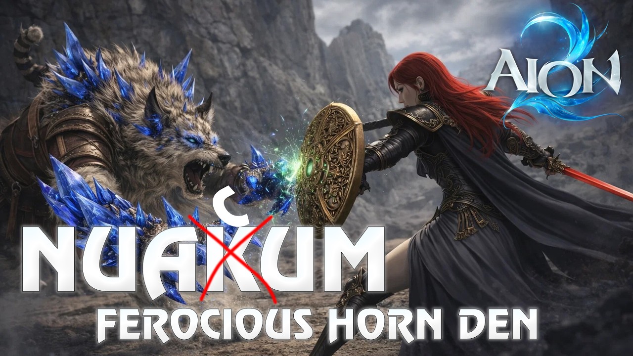 Aion 2 - Ferocious Horn Den | Гайд для ленивых избиений Денчика