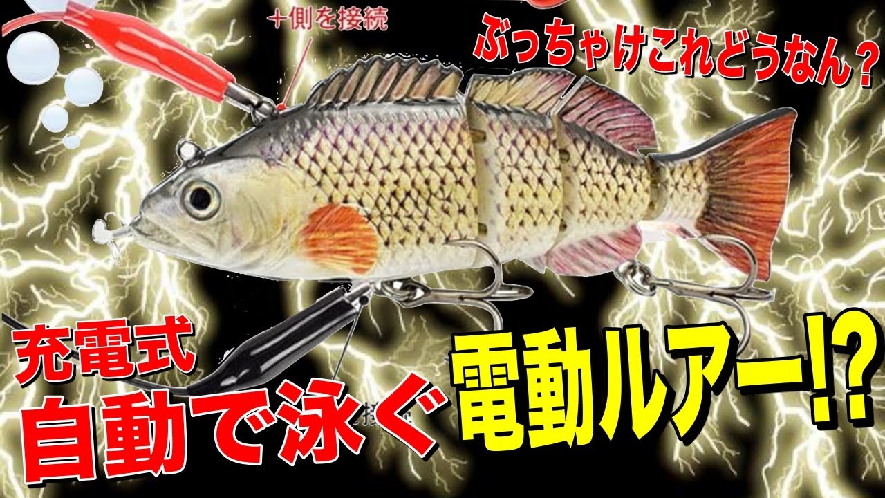 A lure that swims automatically?! What's it like having a lure