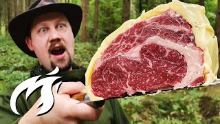 Wie du das epische Männerfrühstück im Wald grillst ASMR 🔥🔥🔥