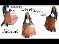 Colorado Crochet Maxi skirt Tutorial