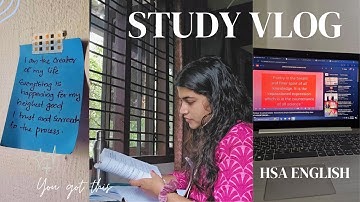 PSC STUDY VLOG 📖 HSA ENGLISH 👩‍🏫 | Ybuzzaa. #hsaenglish #psc #studyvlog