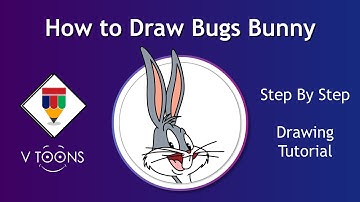 How to Draw Bugs Bunny | Step by step Drawing Tutorial | Bugs Bunny Drawing