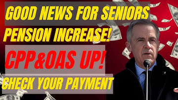 Canada Pension Update CPP & OAS Payments Increased — Check Your New 2025 Amount Now! #canada