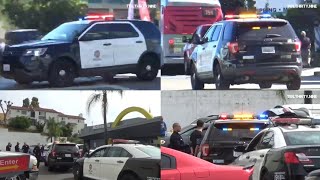 LAPD RAMPART  UNTI RESPONDING CODE 3 | STOLEN VEHICLE