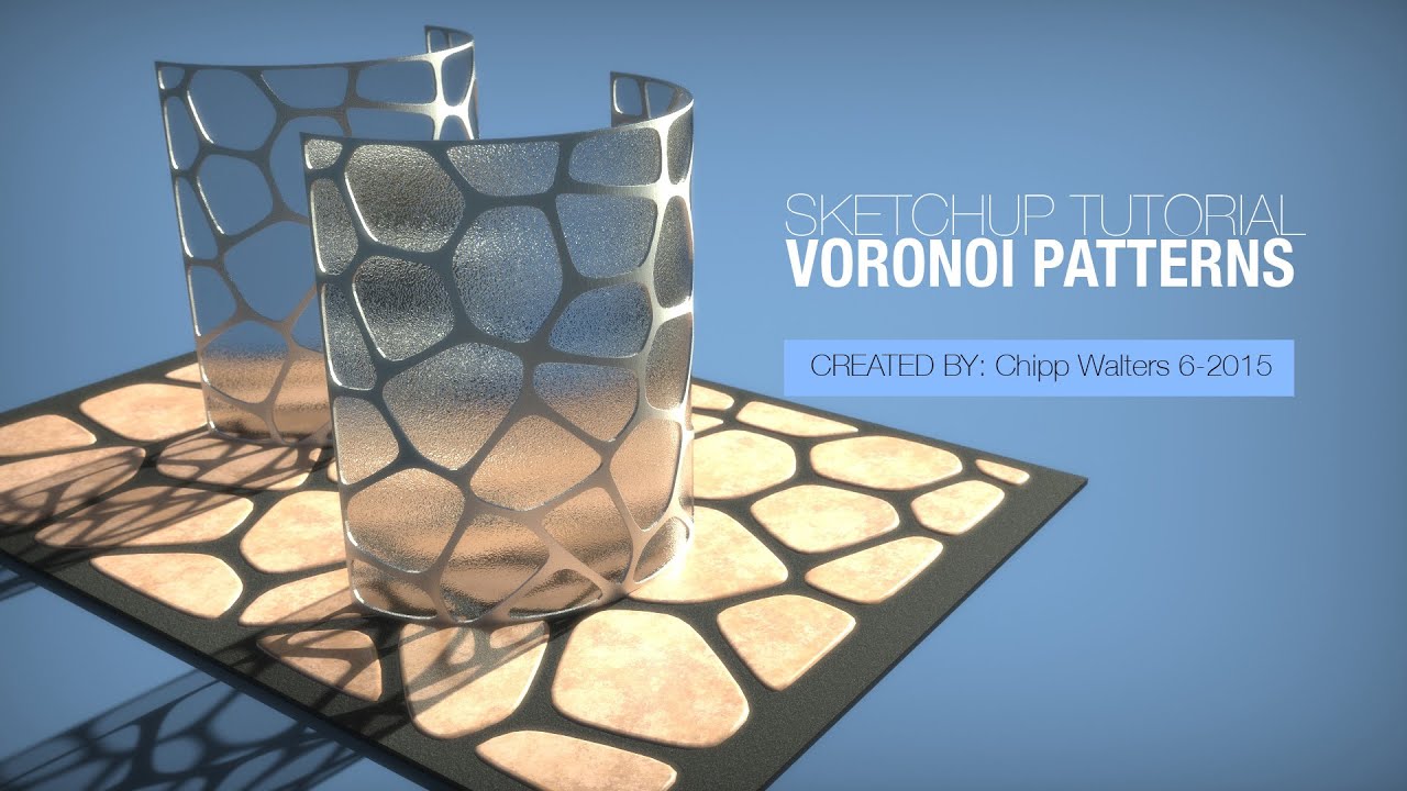 face to 3d draw in how autocad Voronoi  SketchUp  Tutorial YouTube