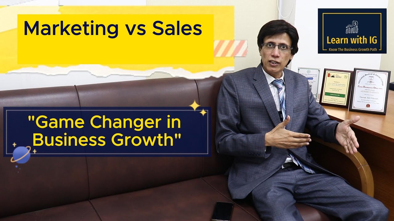 Marketing vs Sales: Game changer in business growth | Difference ...