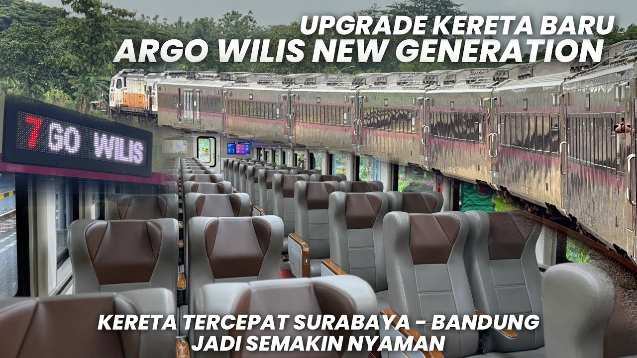 KERETA API TERNYAMAN SURABAYA - BANDUNG DI WAKTU PAGI‼️Naik KA Argo Wilis Eksekutif New Generation