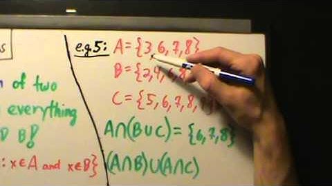 Intermediate Algebra - Set Intersections - Example 5