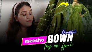 Meesho Gown haul | Try on haul - Meesho shopping haul