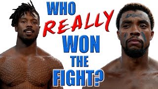 Black Panther vs Killmonger - Who REALLY Won the Fight?