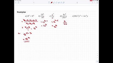 Multiplying and Dividing Indices part 2