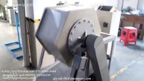 Barrel Type Polishing Machine QLQ-BTPM #Zipper_Machine #Slider_machine