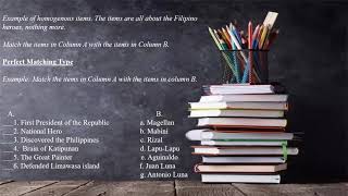Matching Type Test