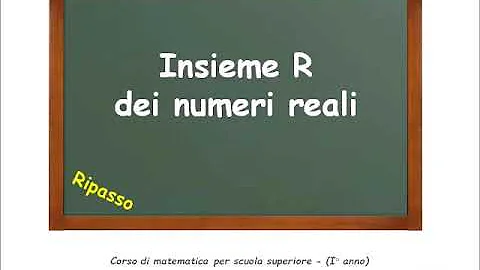 Quali sono i numeri in R?