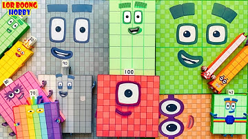 Meet Numberblocks NEW 1582 Puzzle Tetris Shape| ASMR chirping of birds