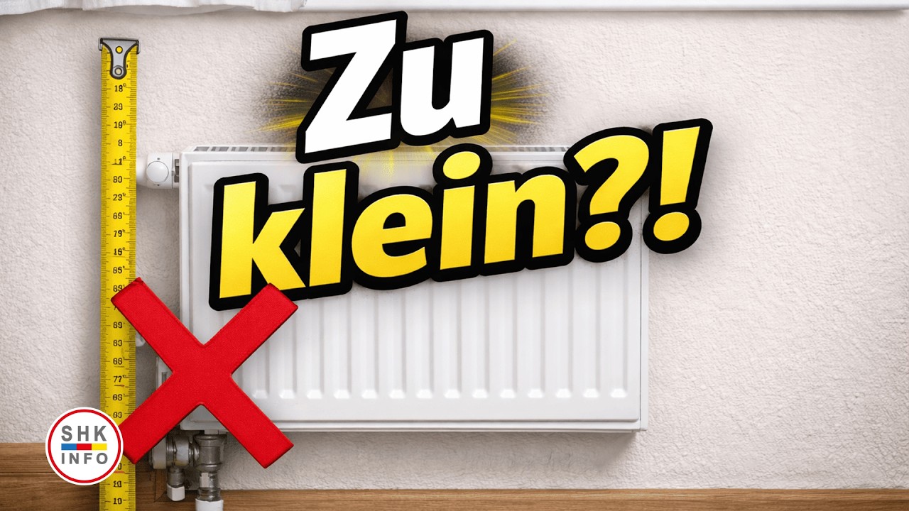 Heizkörper in der falschen Größe – trotzdem behalten? So rechnen wir mit 50 °C