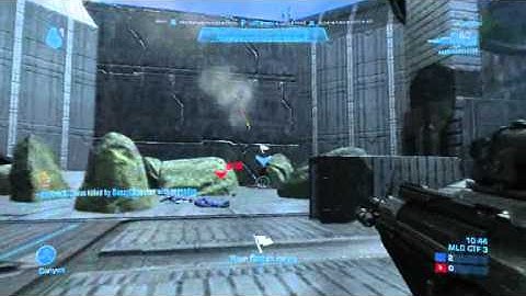 Halo reach MLG CTF Sanctuary gameplay (awesome comeback)