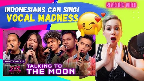 TALKING TO THE MOON (Bruno Mars)- X Factor Indonesia 2021 | Bossbabe Cafe REACTION! 🇮🇩