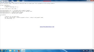 C++ tutorial how to use graphics.h