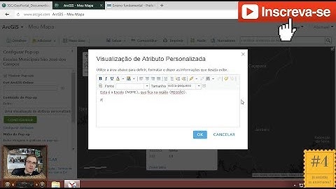 Arraste e solte para criar mapas interativos - Escolas Municipais [ArcGIS Online]