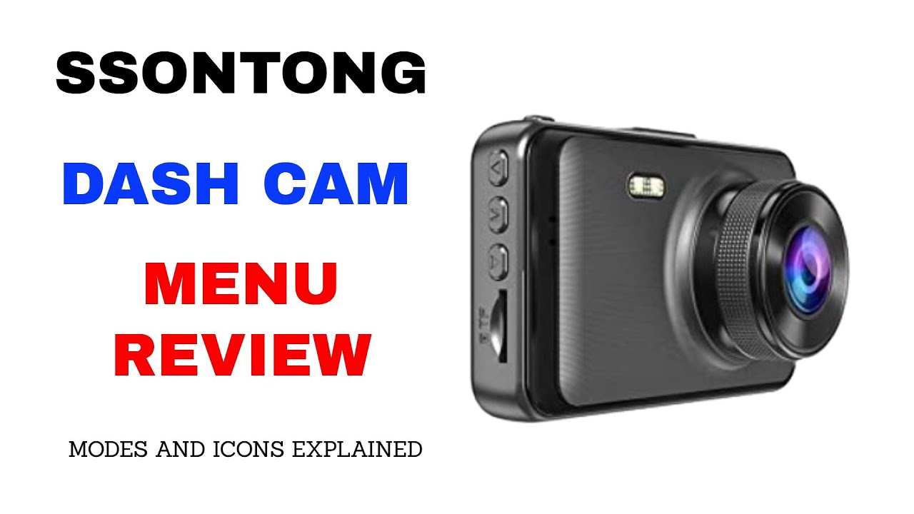 Ssontong A10 Black Night Vision 1080p High Speed Driving Front