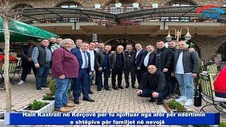 Halil Kastrati në Kërçovë për të ndjekur nga afër  ndërtimin e shtëpive për familjet në nevojë